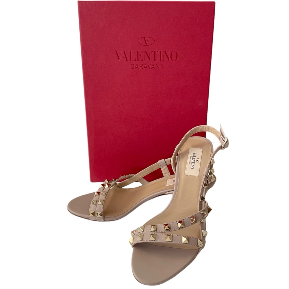 Valentino Garavani | rockstud slingback kitten heels